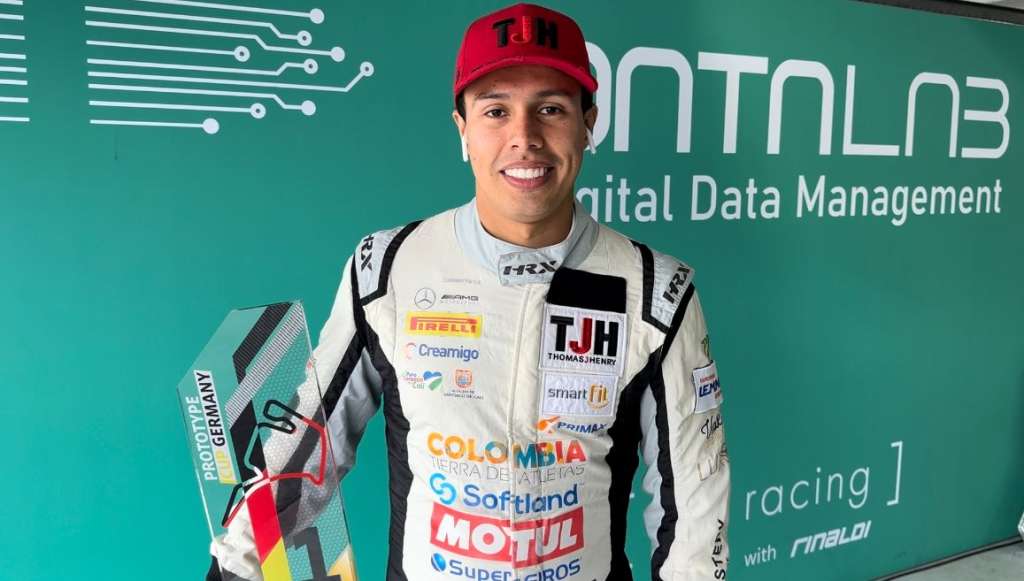 El piloto colombiano y su equipo, el JOV Rinaldi, lograronla victoria en la primera válida de la Copa Alemana de Prototipos.