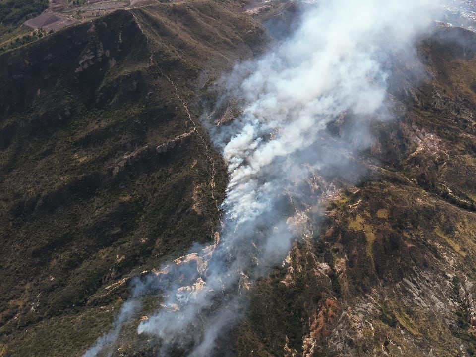 El incendio que inició el lunes 9 de septiembre se reactivó la tarde del viernes 13 de septiembre.