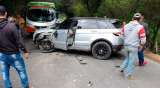 Johan Arango, futbolista de Santa Fe, implicado en accidente a las afueras de Bogotá