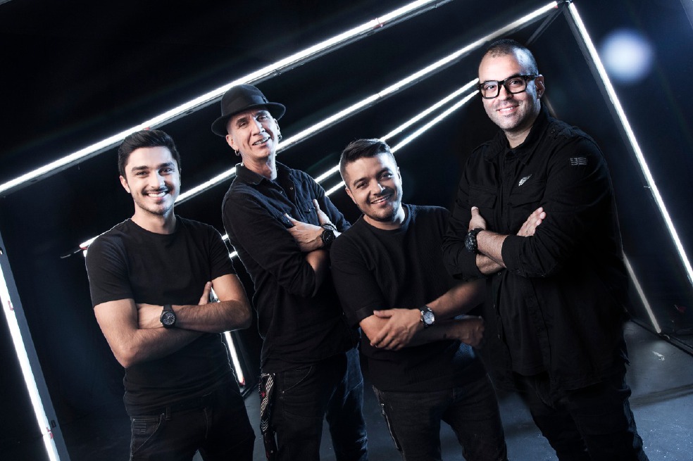Hárold Jiménez, Lucas Spot, Juan Pablo Valencia y Álex Sánchez son los creadores de la empresa 36 Grados.  / Cortesía