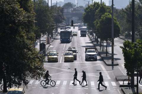 Así luce el Día sin carro y sin moto, en diferentes puntos de la ciudad de Bogotá