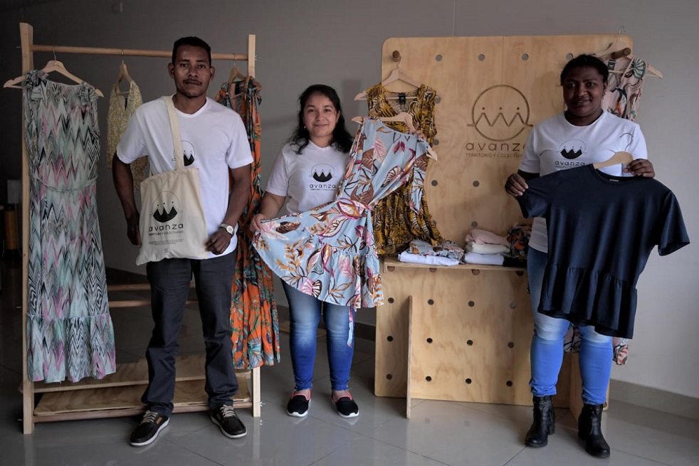 Juan Perea, María Páez y Mireya Gómez estuvieron en Bogotá para el lanzamiento de su marca Avanza.