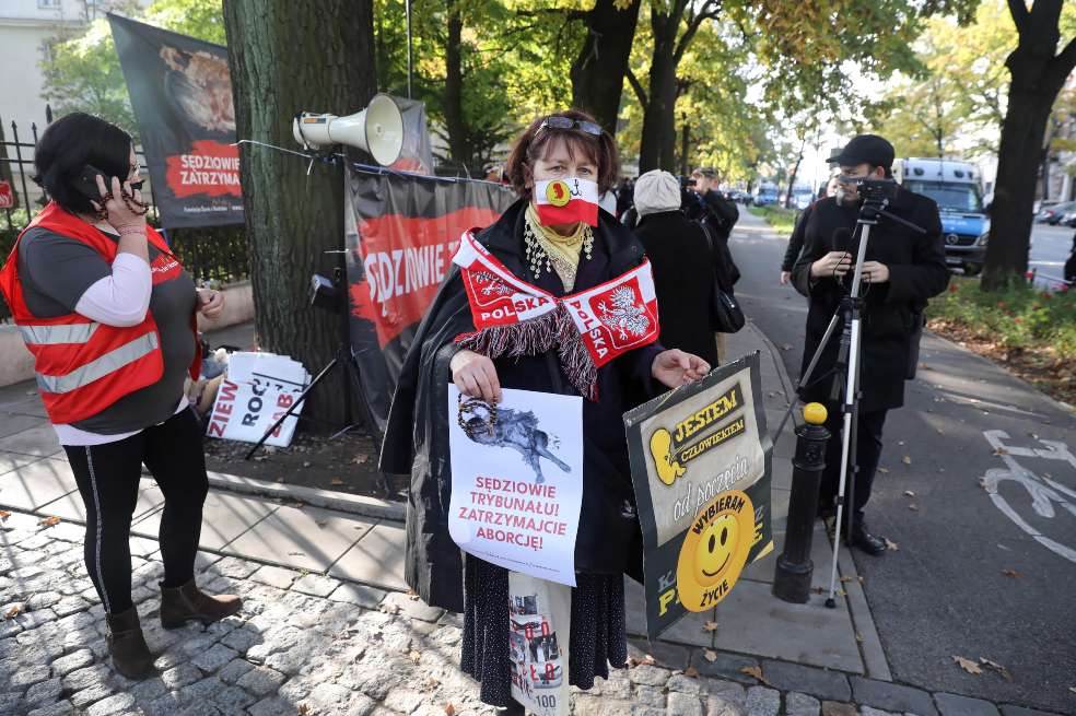 Durante los últimos días se han presentado manifestaciones a favor del aborto en Polonia.