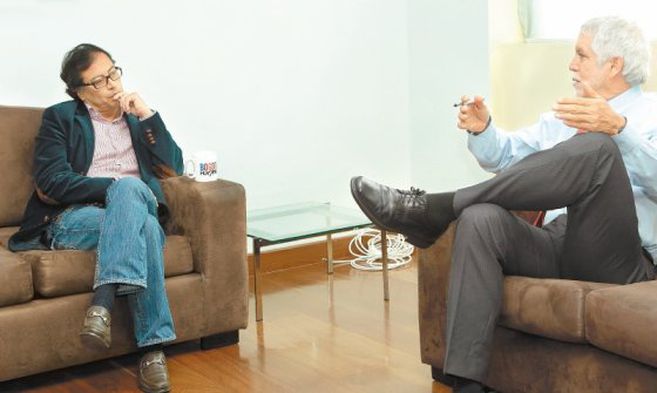 Gustavo Petro y Enrique Peñalosa.