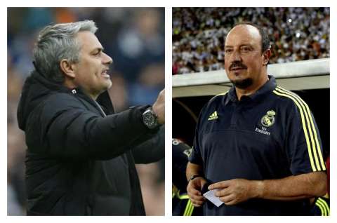 Rafa Benítez no entró en la polémica entre su mujer y Mourinho