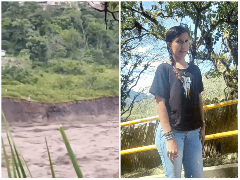 Siguen buscando a joven arrastrada por río en Cauca mientras grababa una creciente