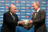 Blatter, satisfecho con los trabajos para el Mundial de Rusia 2018