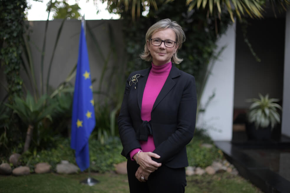 Embajadora de la Unión Europea en Colombia, Patricia Llombart. / Gustavo Torrijos