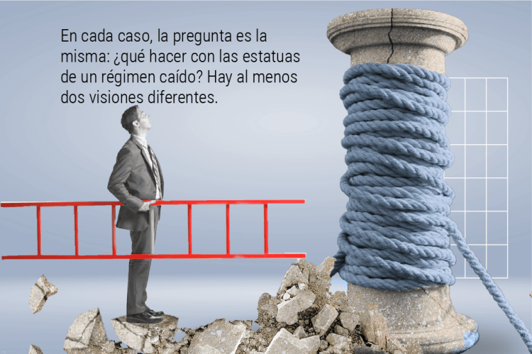 ¿Qué hacer con las estatuas de un régimen caído?