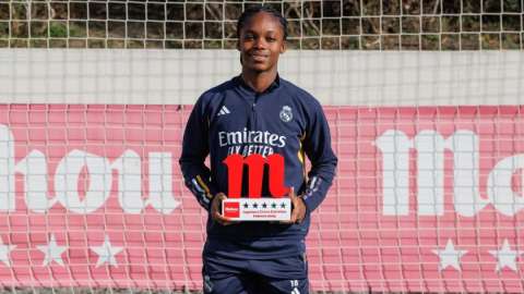Linda Caicedo, la mejor jugadora del Real Madrid en febrero: ¡De cinco estrellas!