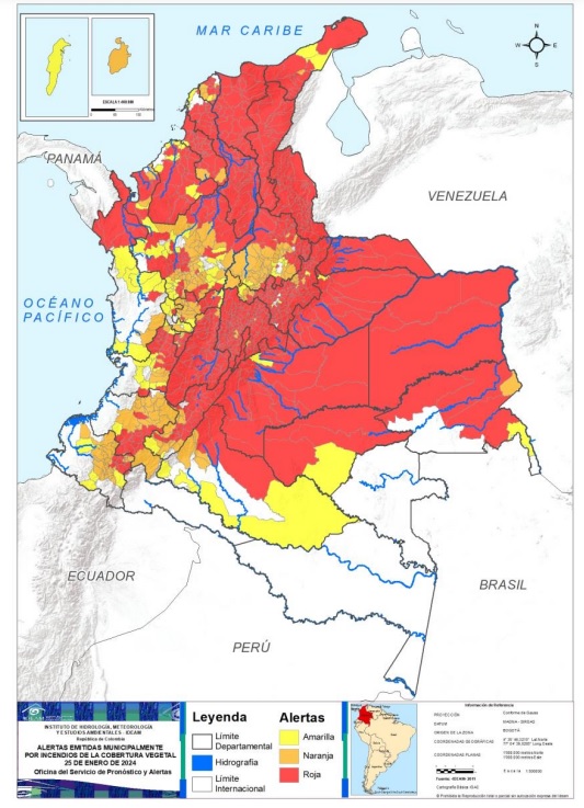 Pronóstico de la Amenaza por Incendios de la Cobertura Vegetal