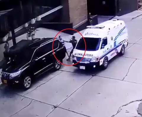 Delincuentes intentaron secuestrar un empresario mientras se movían en una ambulancia