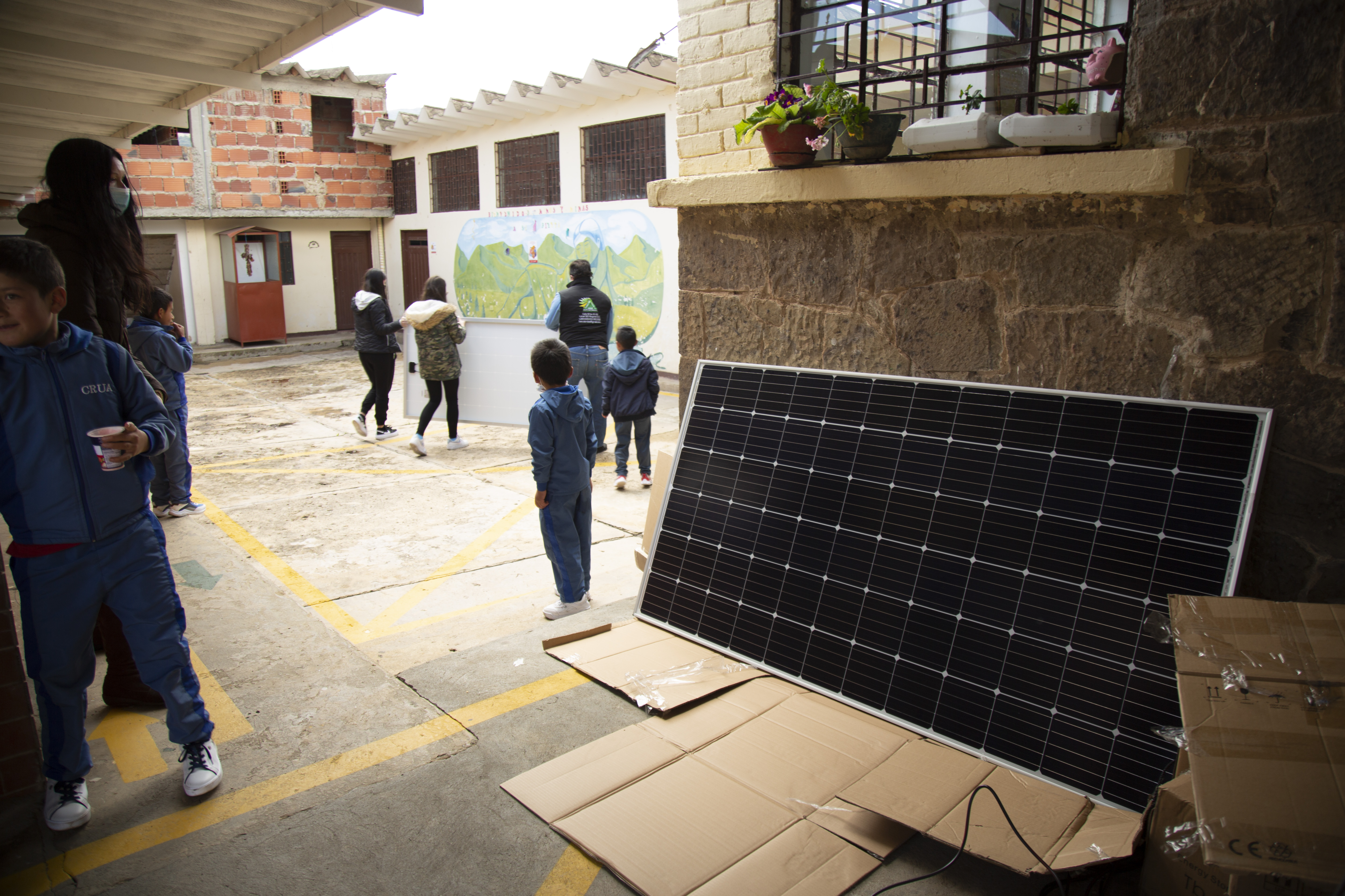 30 niños son los principales beneficiarios del proyecto de la Facultad de Ingeniería Ambiental de la Universidad Santo Tomás.
