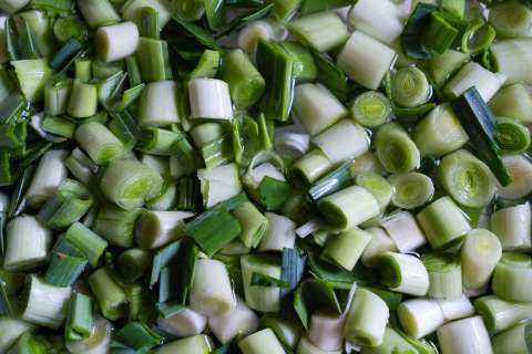 Esta es la forma de preparar puerro caramelizado