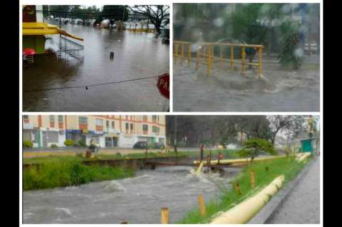 Emergencia en Cali por fuerte aguacero y granizada