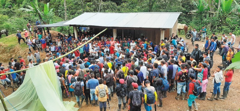 El resguardo awá Pialapí Pueblo Viejo está ubicado en Ricaurte (Nariño). /Cortesía resguardo Pialapí Pueblo Viejo.