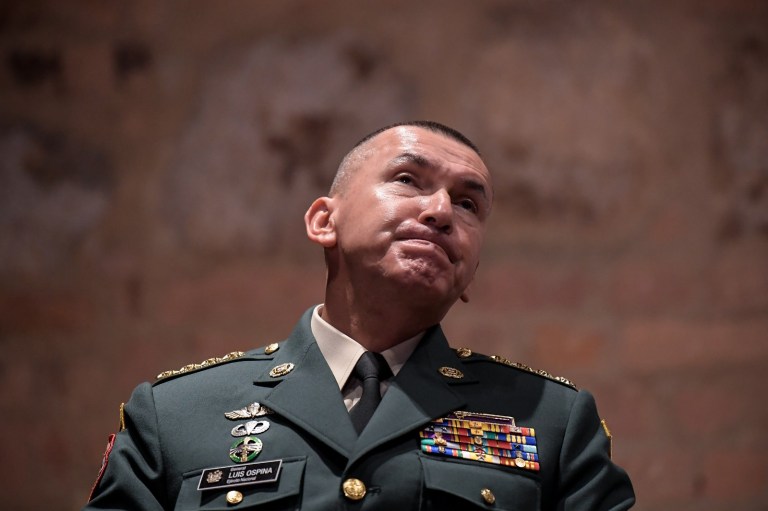 El comandante del Ejército, general Luis Mauricio Ospina, es el primer oficial de la Fuerza Pública de ese grado y cargo en reconocer un falso positivo.