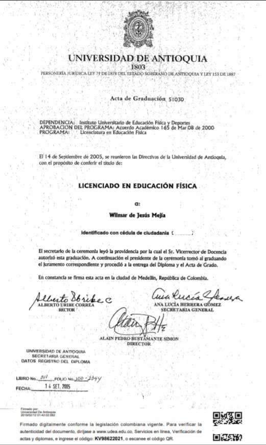 Wilmar de Jesús Mejía