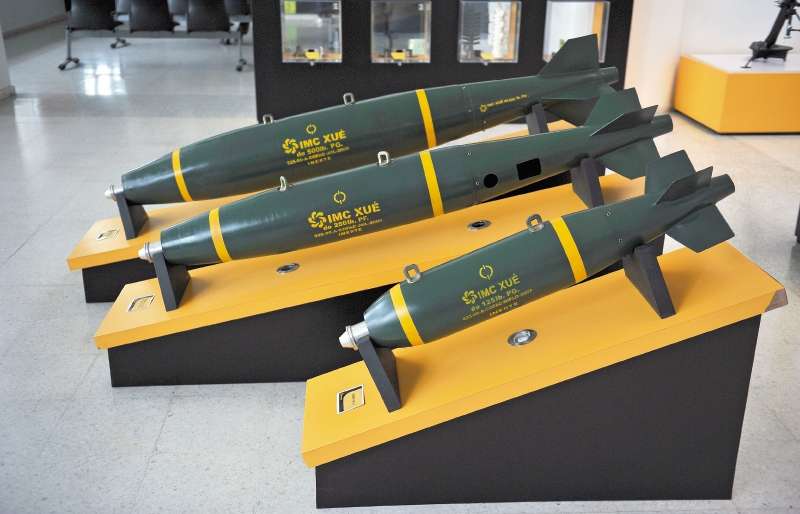 Las bombas que se fabrican en Colombia pesan 125, 250 o 500 libras. / Gustavo Torrijos