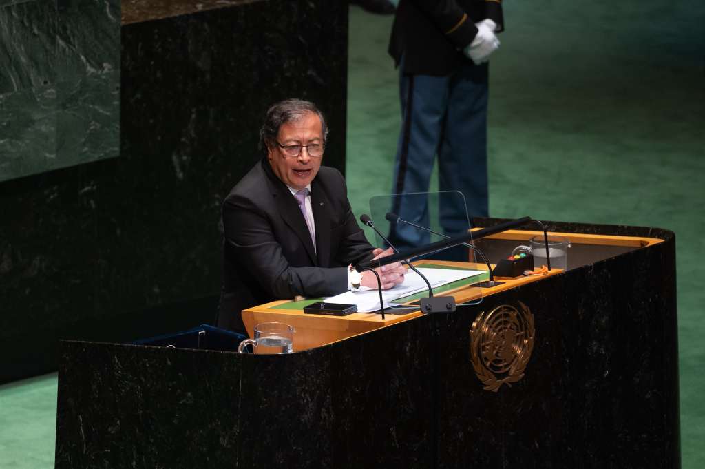 Presidente Gustavo Petro en la Asamblea General de la ONU.