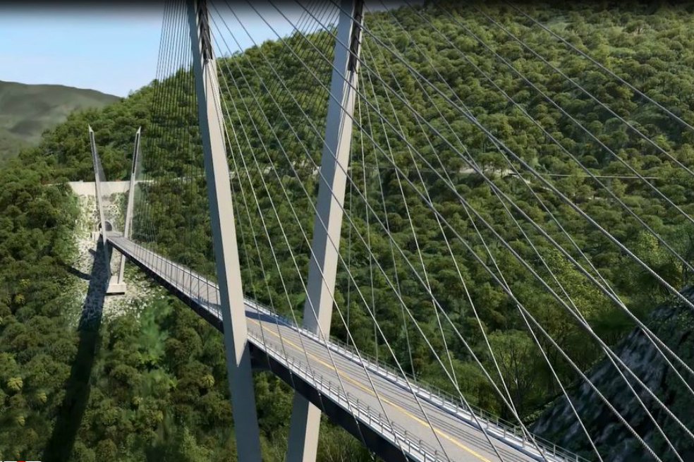 Render del nuevo diseño del viaducto Chirajara. / Cortesía- Coviandes