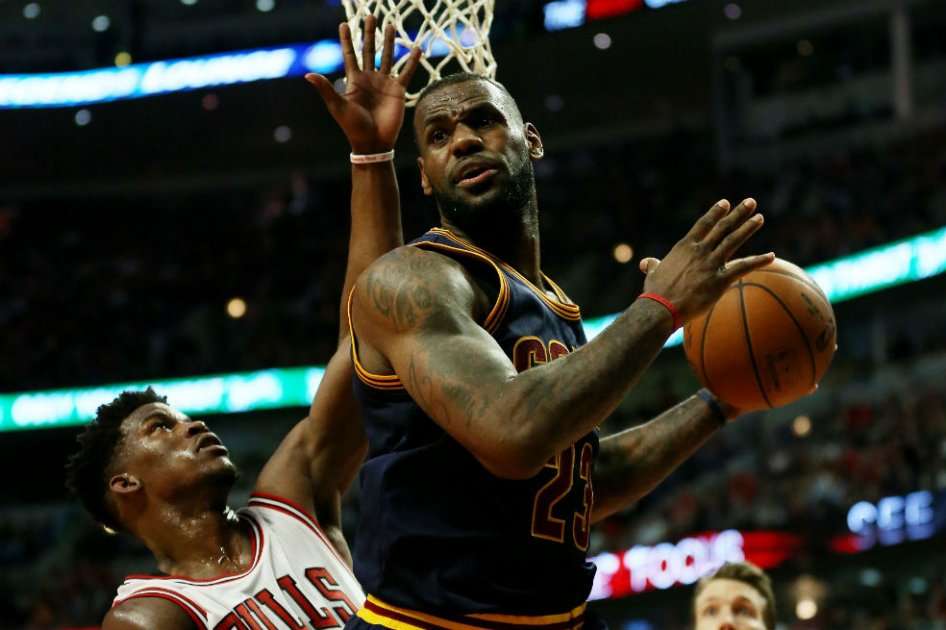 LeBron James, una de las figuras de los Cavaliers. Foto: AFP