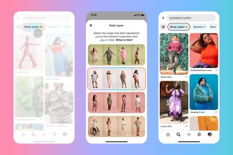 Pinterest incorpora mayor variedad de cuerpos en los resultados de moda femenina