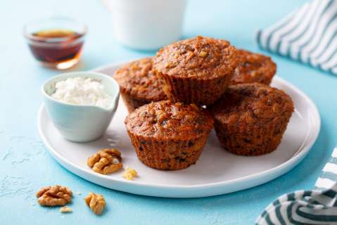 Deliciosos muffins de zanahoria para disfrutar a las onces