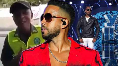 Policía que cantó con Romeo Santos reveló la verdad detrás de su presentación