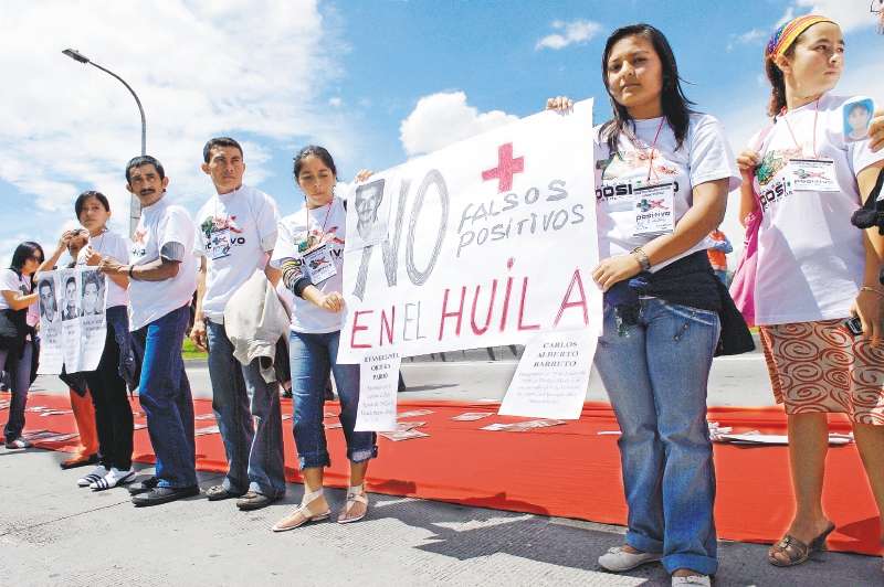Las víctimas de ejecuciones extrajudiciales han reclamado durante años por la impunidad que rodea sus casos. / / Archivo