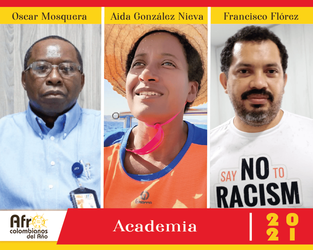 Francisco Javier Flórez, Aida Patricia González y Oscar Marino Mosquera son los nominados en la categoría Academia.