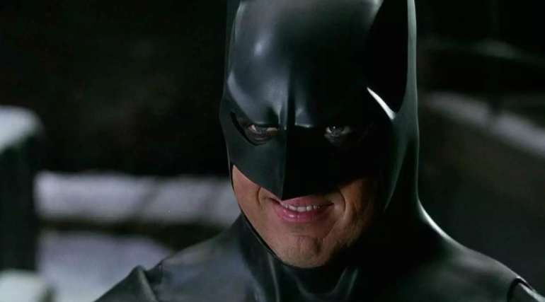 El actor Michael Keaton como Batman.