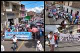 En fotos: Habitantes de Mercaderes (Cauca) marcharon para exigir agua potable
