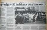 30 años de las masacres de Honduras y La Negra