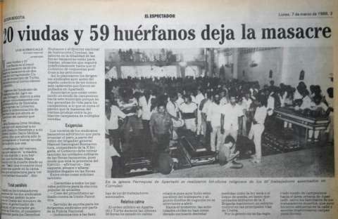 30 años de las masacres de Honduras y La Negra
