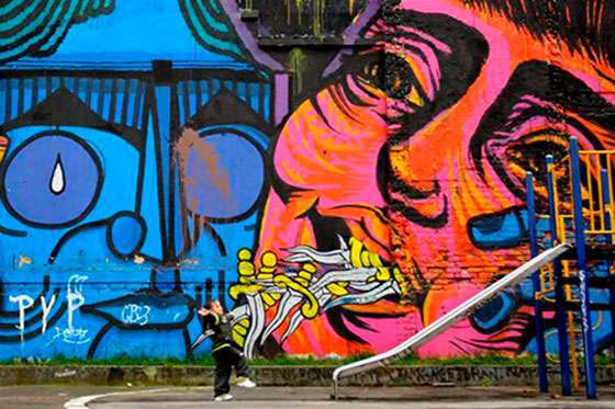 El arte del grafiti se toma a Bogotá