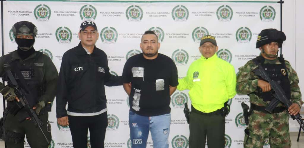 Capturan en Montería al "jefe de sicarios" de la Subestructura Javier Yépez Cantero del Clan del Golfo.