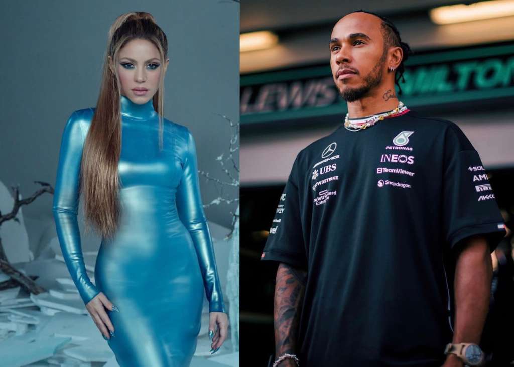 Shakira y Lewis Hamilton, corredor de Fórmula 1, salieron por segunda vez. Estuvieron en un yate.