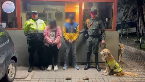 Cayó pareja que usaba a sus hijas menores de edad para transportar coca en Bogotá