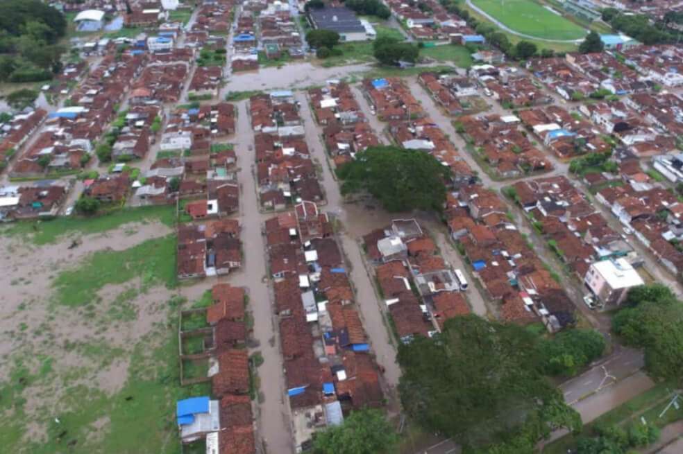 La alerta en el municipio se mantendrá hasta la próxima semana debido a las fuertes lluvias que se espera continúen cayendo en la región. / Tomada de Twitter