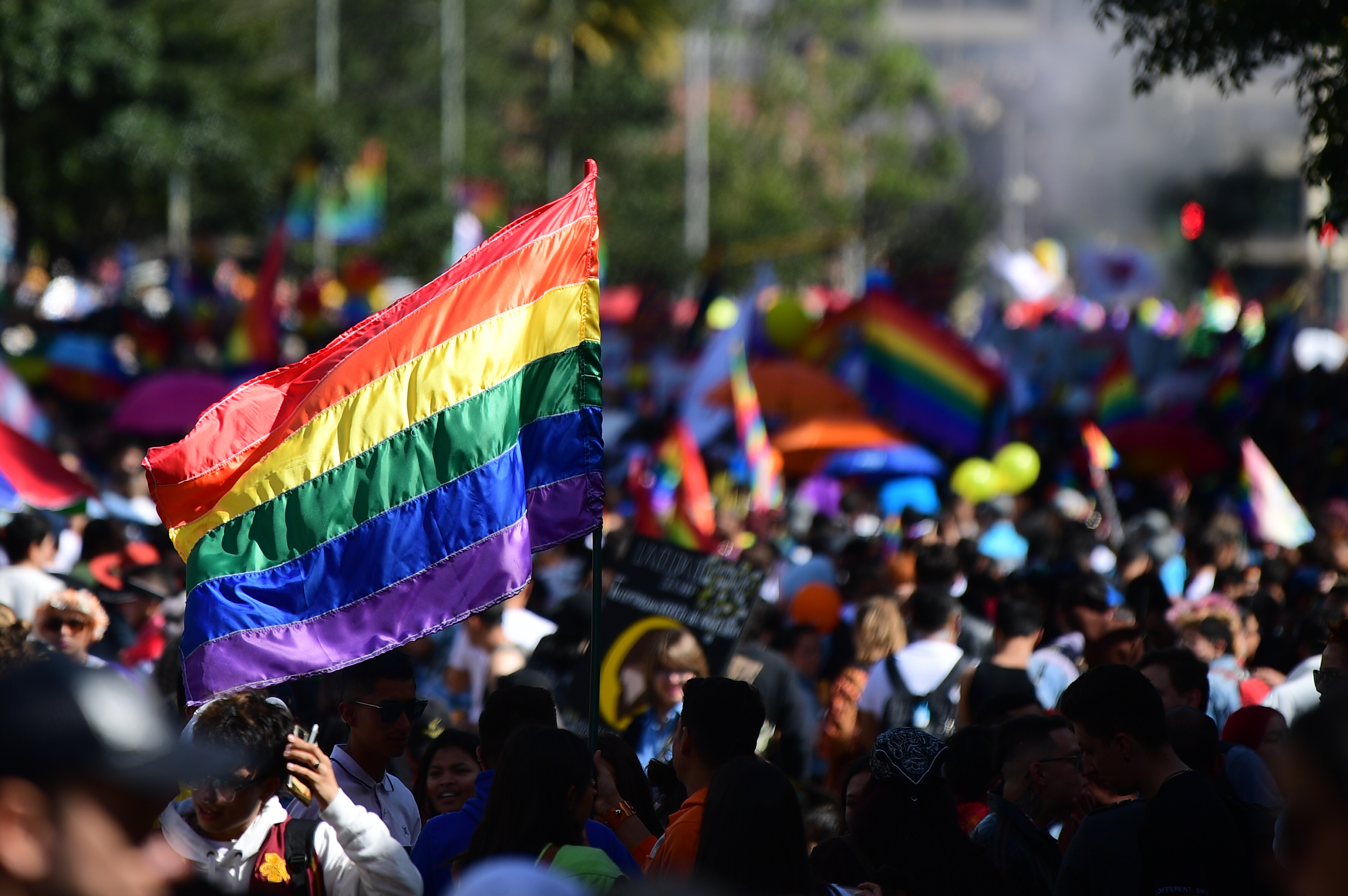 Marcha del Orgullo LGBTIQ+ en la ciudad de Bogotá