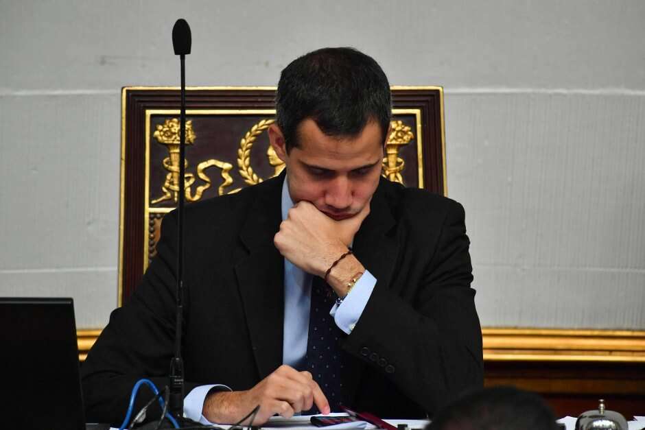 Juan Guaidó, presidente de la Asamblea Nacional. / AFP