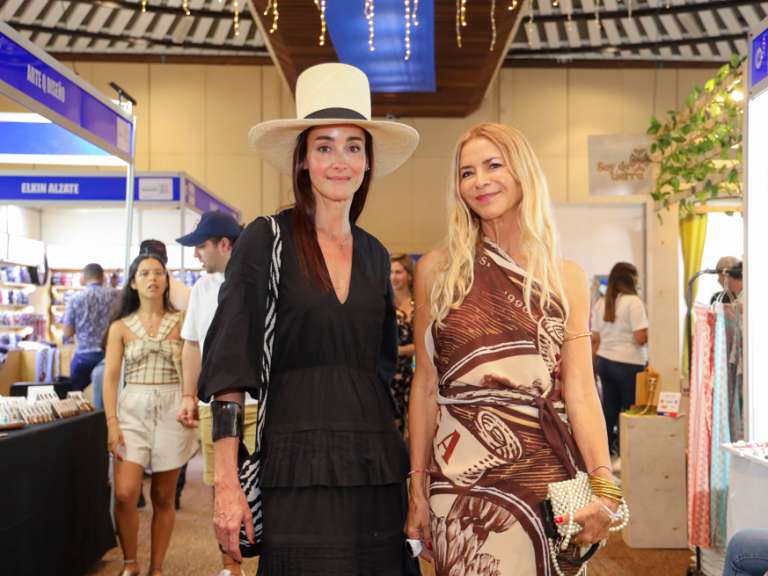 La diseñadora y asesora de imagen Tuti Barrera, junto a la estilista y experta en imagen, Irma Martínez, hicieron parte de la edición número 23 de la Feria Farex.