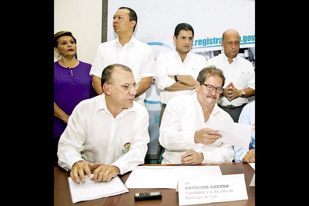Las diferencias entre el exvicepresidente Angelino Garzón y el senador Roy Barreras parecen superadas. / Partido de la U