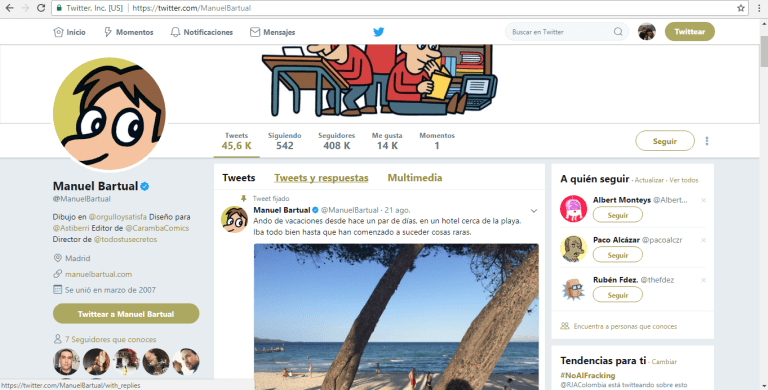 El hilo de Manuel Bartual: rompiendo fronteras entre tecnología y literatura