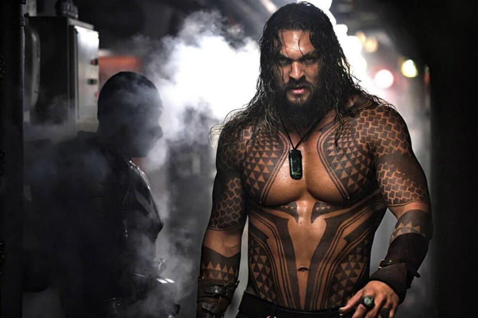 El actor Jason Momoa en su rol de Aquaman. / Cortesía