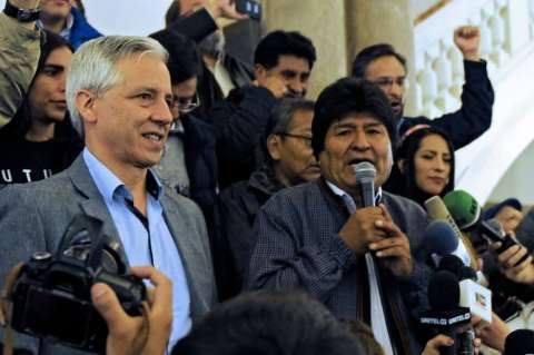 Evo Morales iría a una segunda vuelta frente a Mesa en Bolivia
