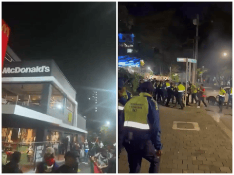Marcha pro-Palestina terminó en desmanes en ciudades como Medellín y Bucaramanga