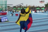 María Lucelly Murillo, oro en Jabalina en los Centroamericanos