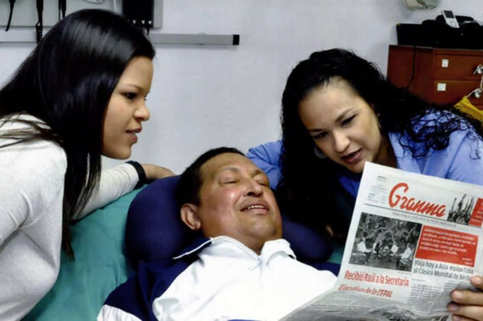 Una de las primeras imágenes del presidente Hugo Rafael Chávez Frías./ AFP